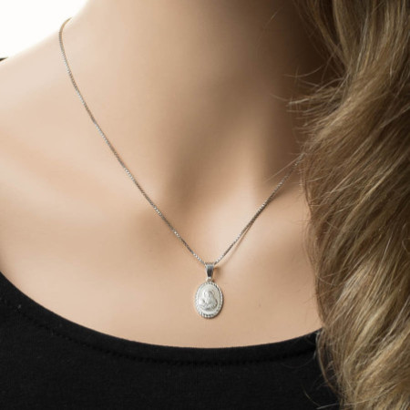 Strieborný prívesok - Madona s dieťaťom | Argento.sk