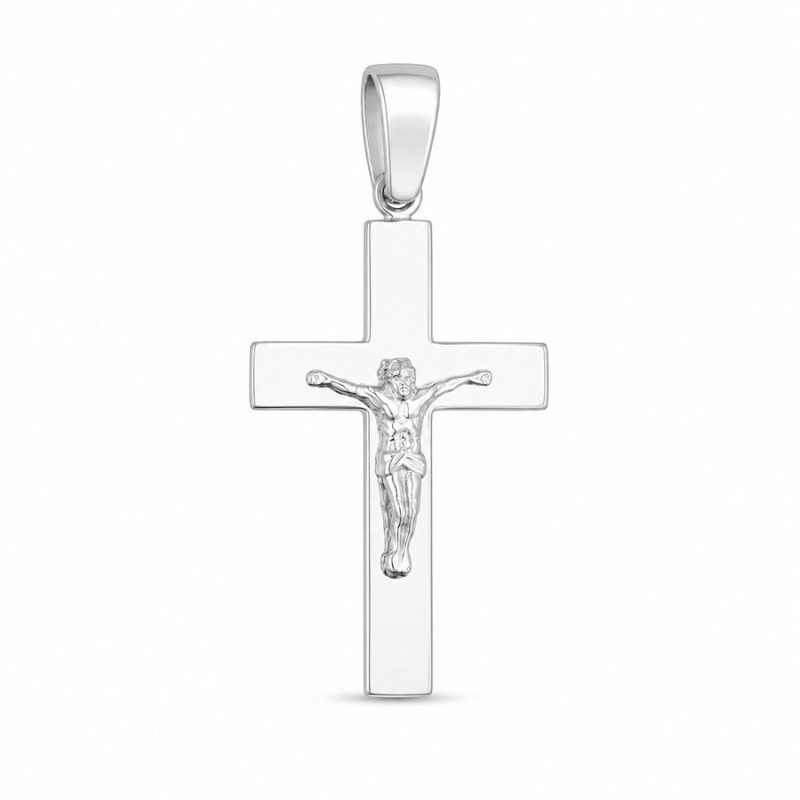 Strieborný prívesok - krížik s Ježišom | Argento.sk