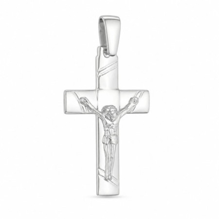 Strieborný prívesok - krížik s Ježišom | Argento.sk