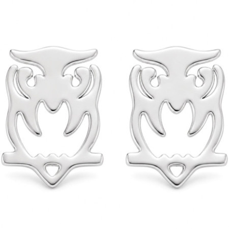 Strieborné náušnice - sova | Argento.sk