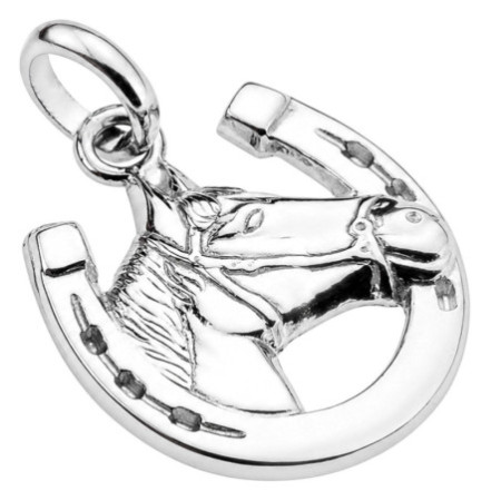 Strieborný prívesok - kôň, podkova | Argento.sk