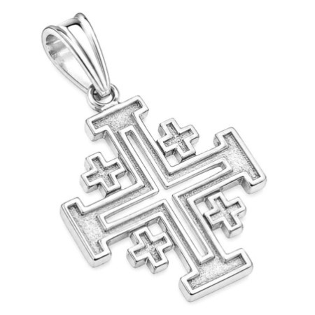 Strieborný prívesok - Jeruzalemský krížik | Argento.sk