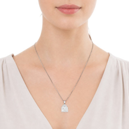 Strieborný prívesok - ikona Kazaňskej Panny Márie | Argento.sk