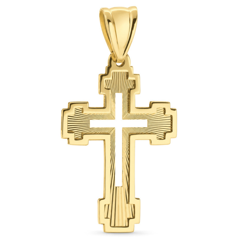 Zlatý prívesok - krížik | Argento.sk