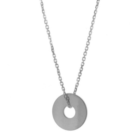 Strieborný náhrdelník kruh 42cm
