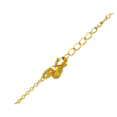 Strieborný náhrdelník kotva