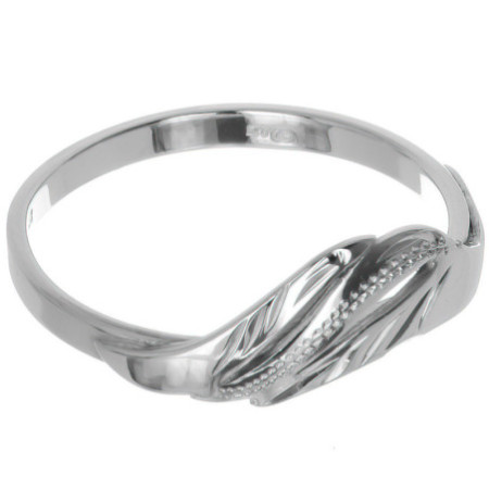 Strieborný prsteň s gravírom