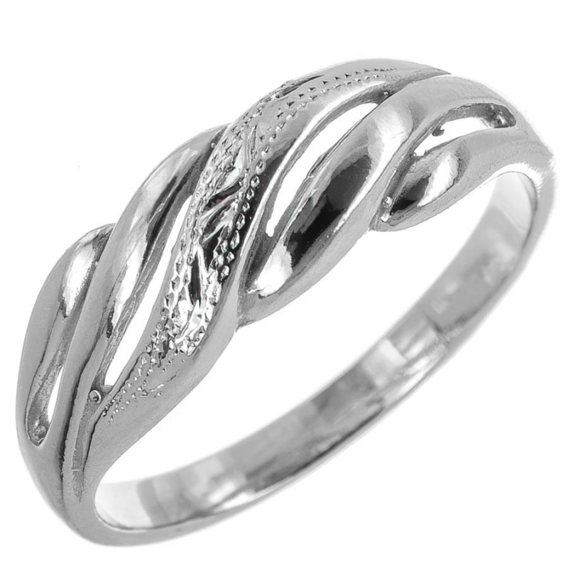 Strieborný prsteň s gravírom