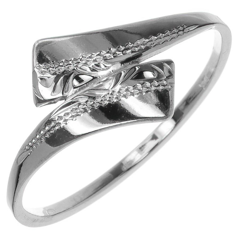 Strieborný prsteň s gravírom