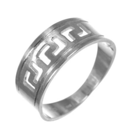 Strieborný prsteň grécky vzor