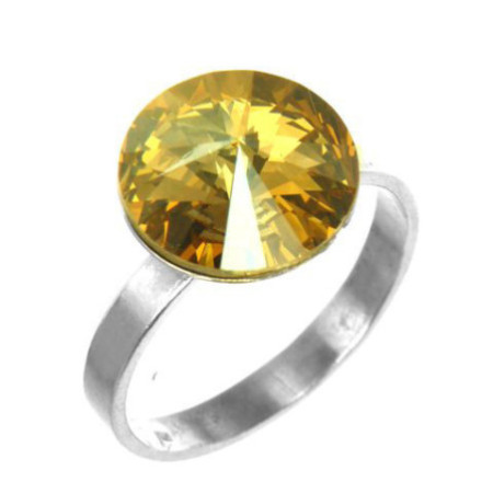 Strieborný prsteň so Swarovski elements crystal GSHA