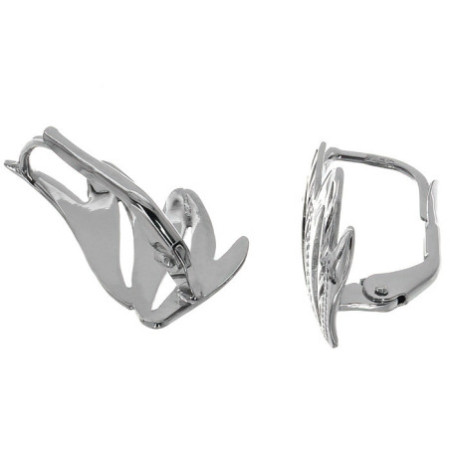 Strieborné náušnice s gravírom