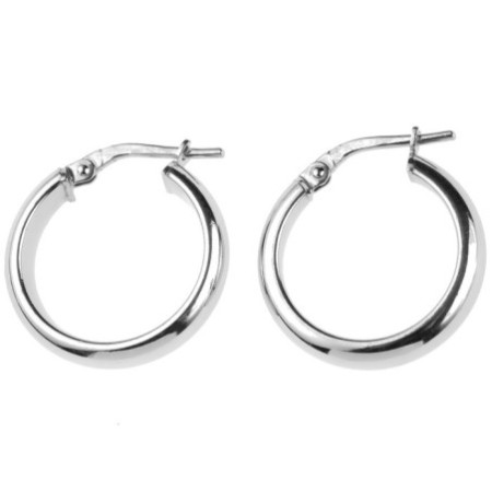 Strieborné náušnice kruhy 20 mm