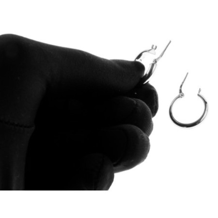 Strieborné náušnice kruhy 20 mm