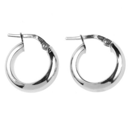 Strieborné náušnice kruhy 16 mm