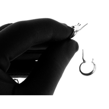 Strieborné náušnice kruhy 16 mm