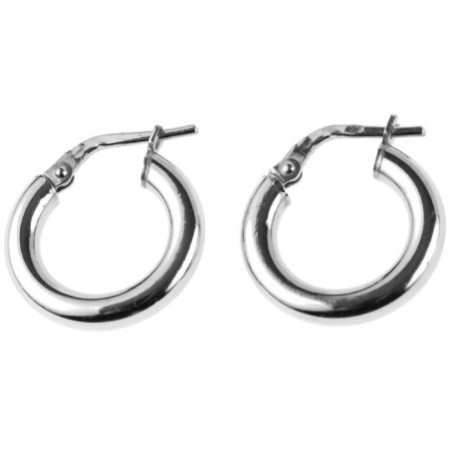 Strieborné náušnice kruhy 17 mm