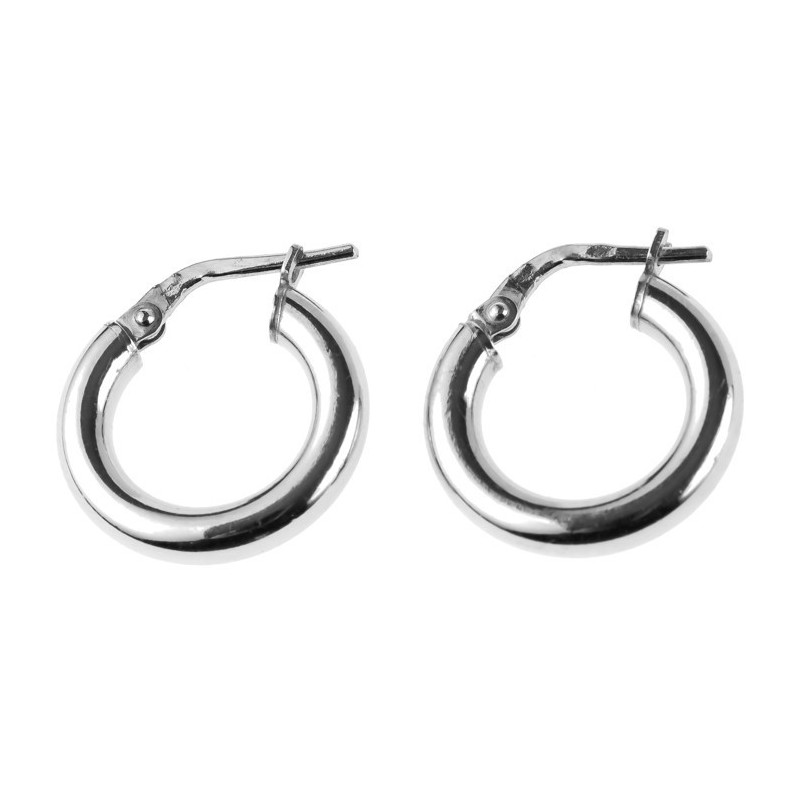 Strieborné náušnice kruhy 17 mm