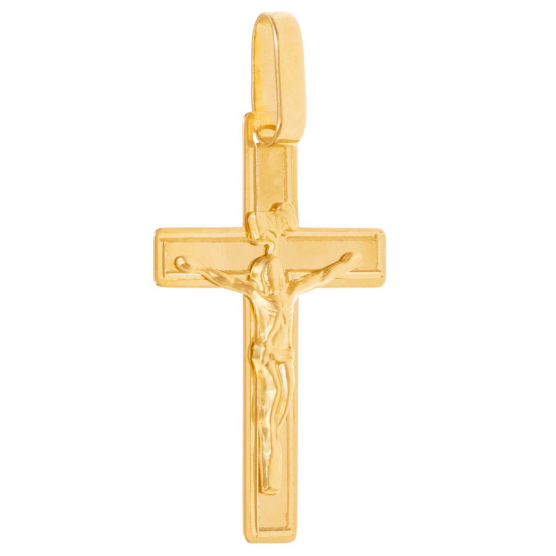 Zlatý prívesok kríž