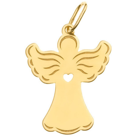 Zlatý prívesok anjel