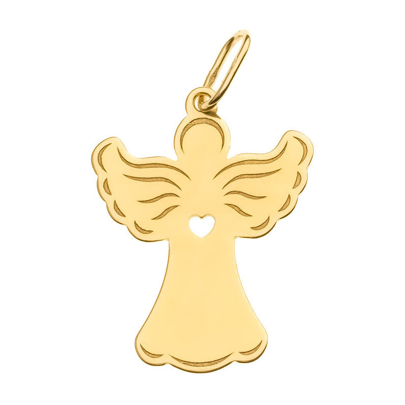 Zlatý prívesok anjel