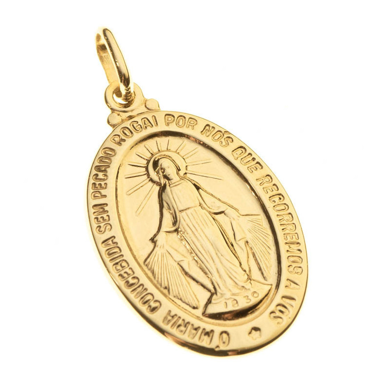 Zlatý prívesok Zázračná medaila Panny Márie