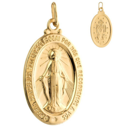 Zlatý prívesok Zázračná medaila Panny Márie