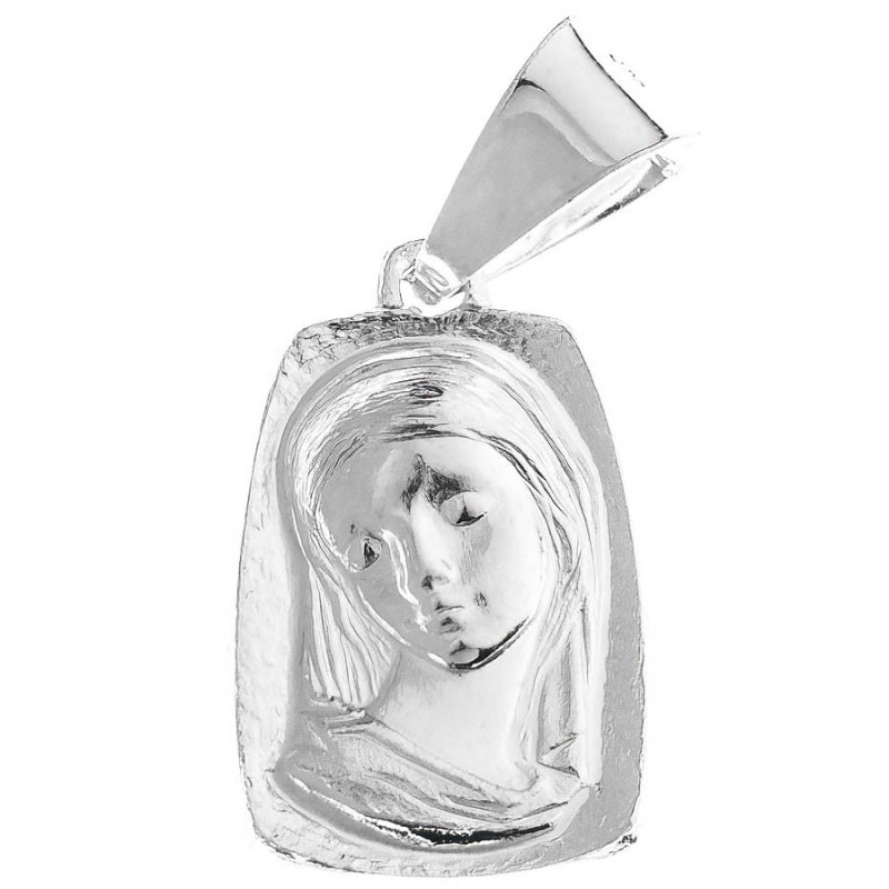 Strieborný prívesok Panna Mária