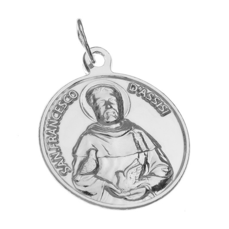 Strieborný prívesok svätý František z Assisi