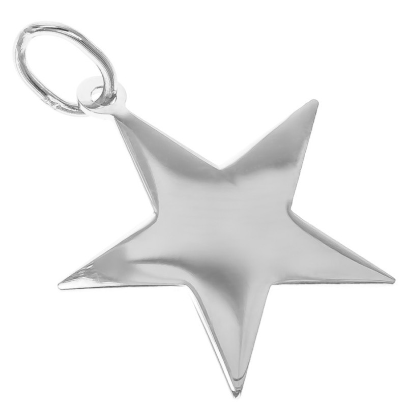 Strieborný prívesok hviezda