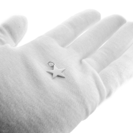 Strieborný prívesok hviezda