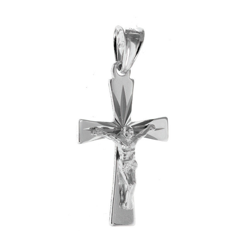 Strieborný prívesok krížik