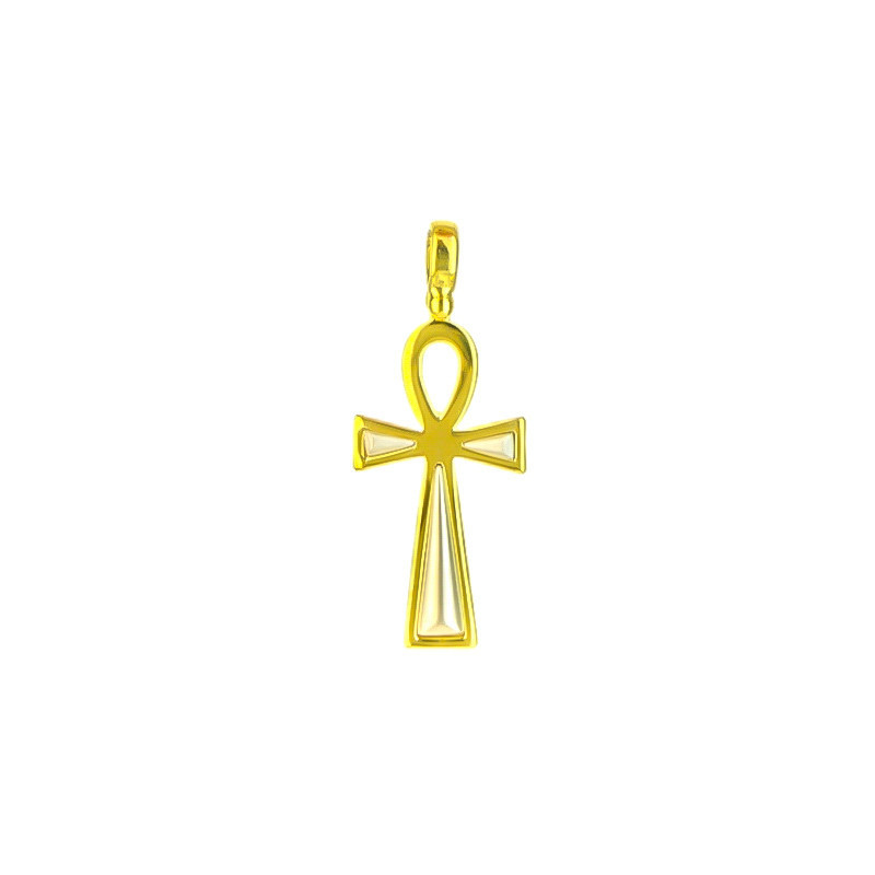 Strieborný prívesok koptský kríž