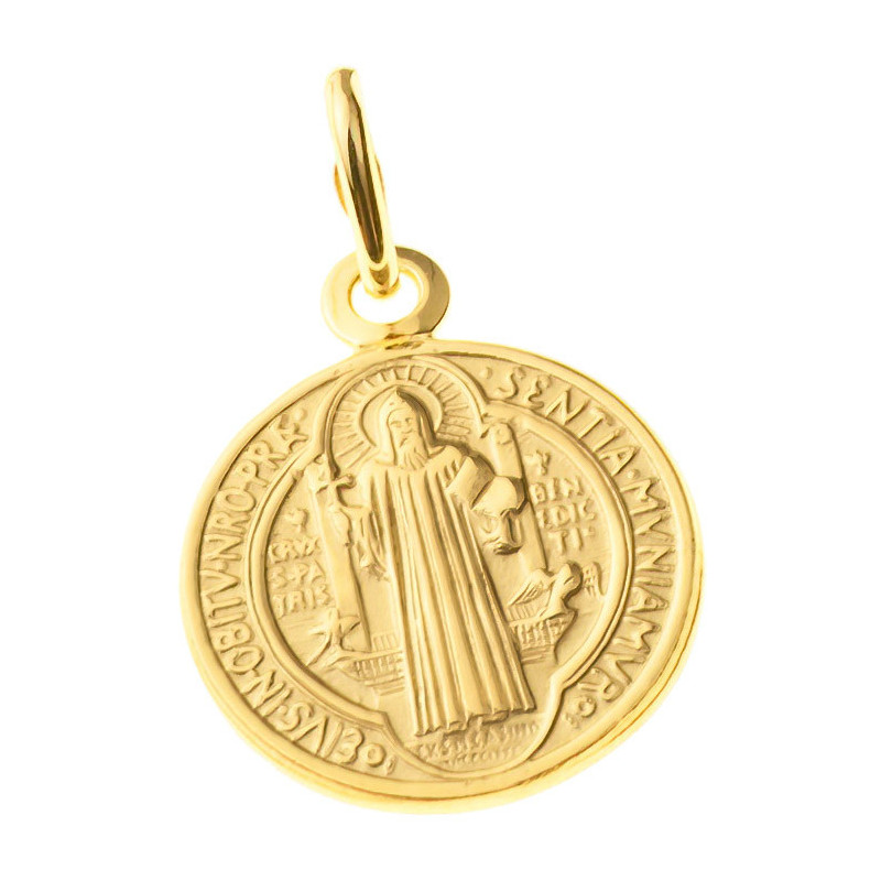 Zlatý prívesok Medaila svätého Benedikta