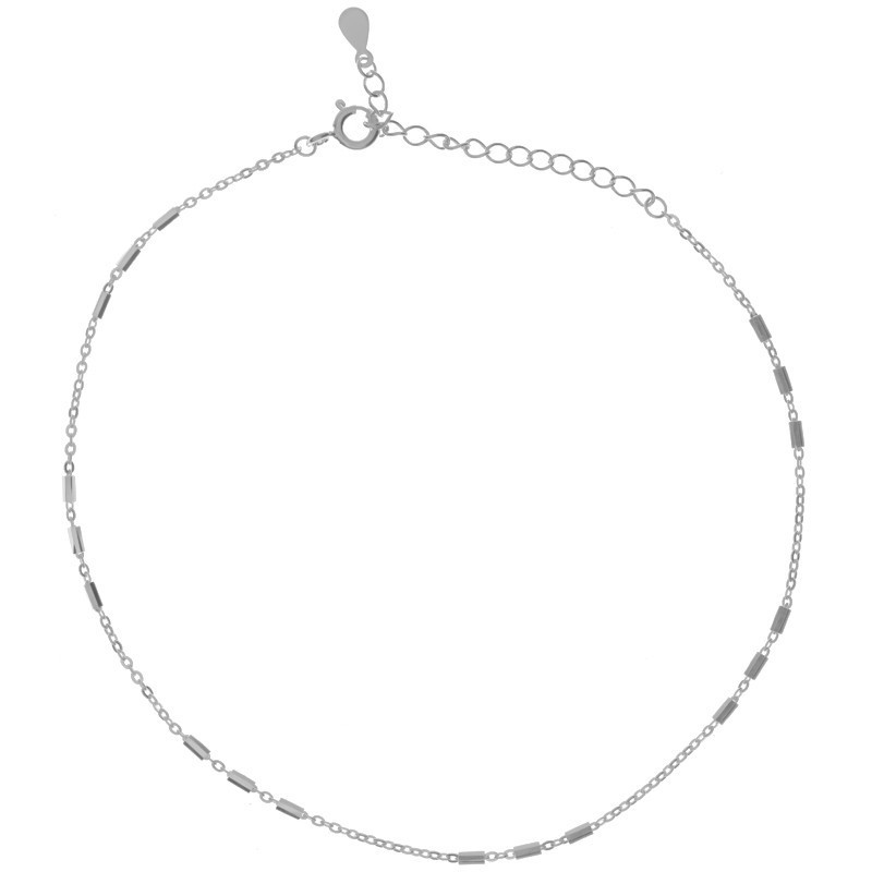 Strieborná retiazka na nohu 22 až 26 cm