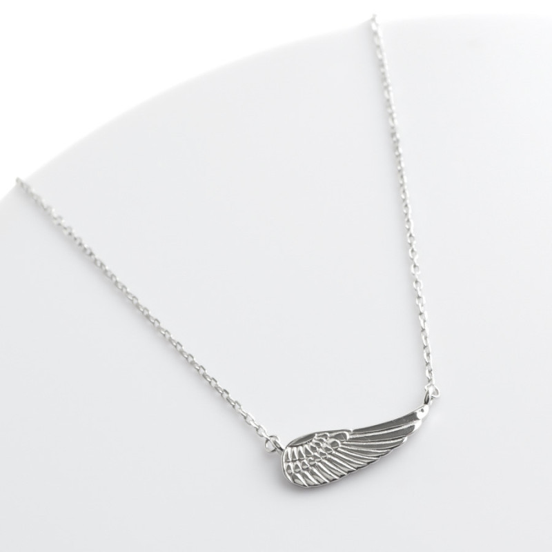Strieborný náhrdelník anjelské krídlo 43 až 46 cm