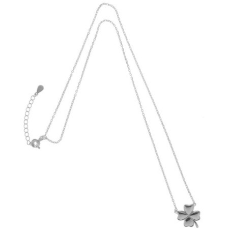 Strieborný náhrdelník štvorlístok 43 až 46 cm