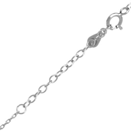 Strieborný náhrdelník nekonečno v srdiečku 43 až 46 cm