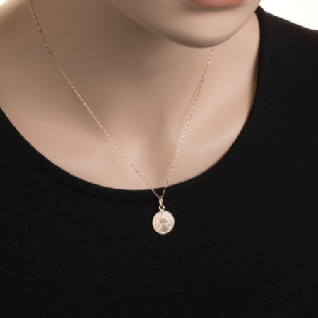 Zlatý prívesok - medaila sv. Benedikta | Argento.sk