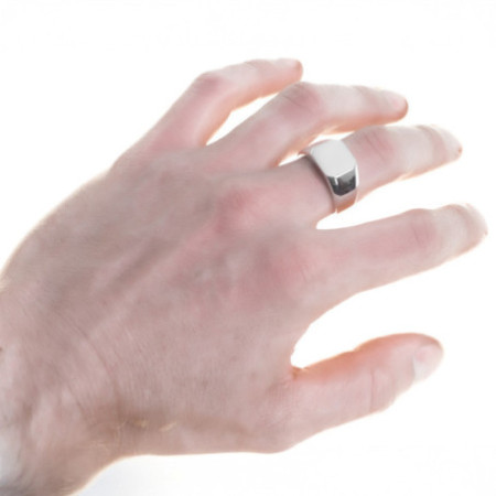 Strieborný prsteň - pečatný | Argento.sk