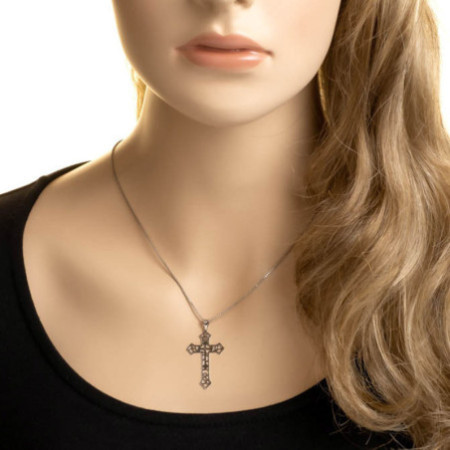 Strieborný prívesok - krížik | Argento.sk