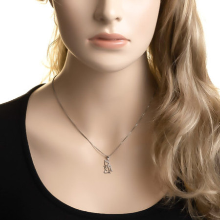 Strieborný prívesok - anjel, číre okrúhle zirkóny | Argento.sk